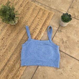 KNIT CROP TANK